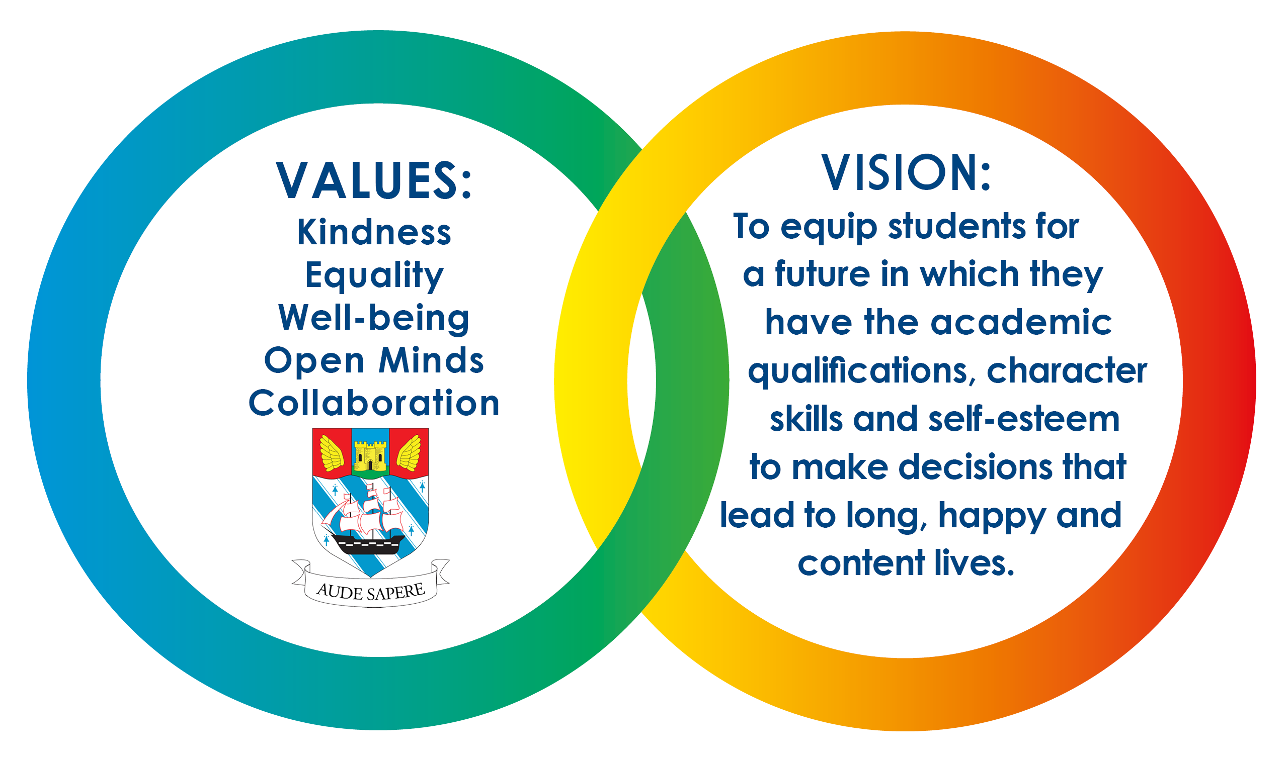 Values and Vision graphic